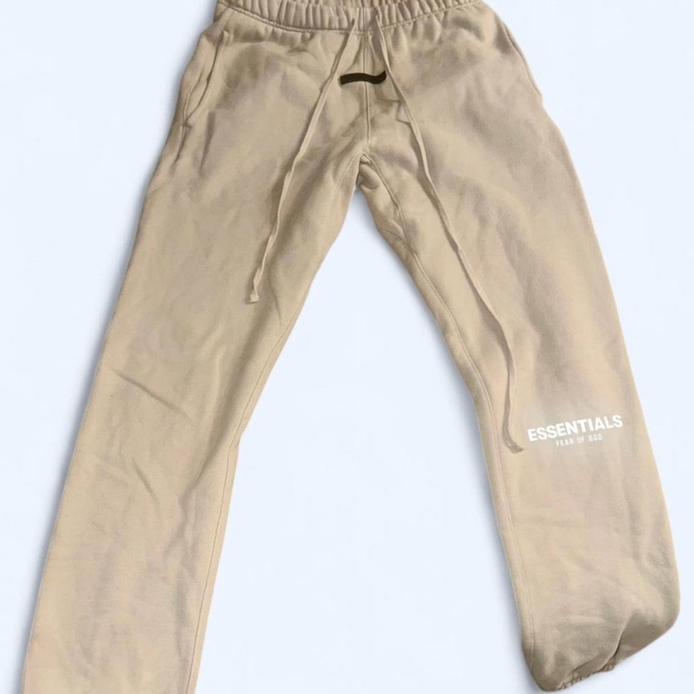 Fear of God Essentials Light Tan Joggers